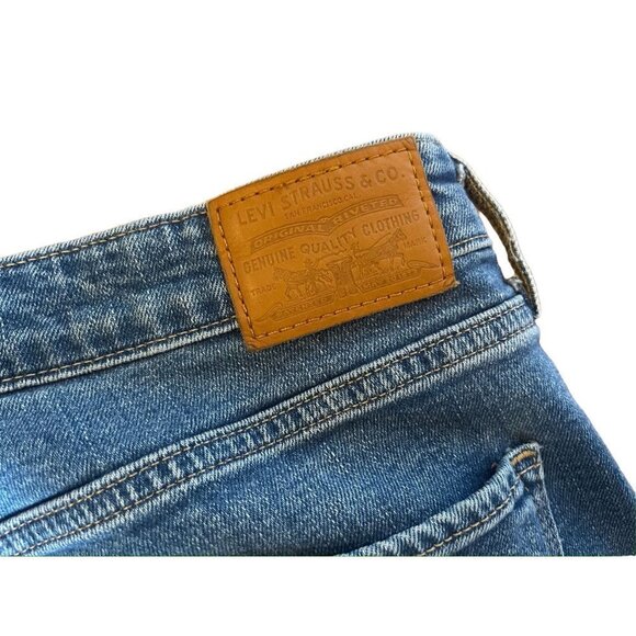 LEVI'S Premium Denim 721 High Rise Skinny Distressed Busted Knee Jean - Picture 10 of 12